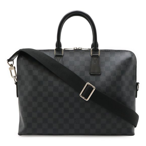 Louis Vuitton Damier Graphite PDJ Porte Clement Jules Business Bag Briefcase - Picture 1 of 8